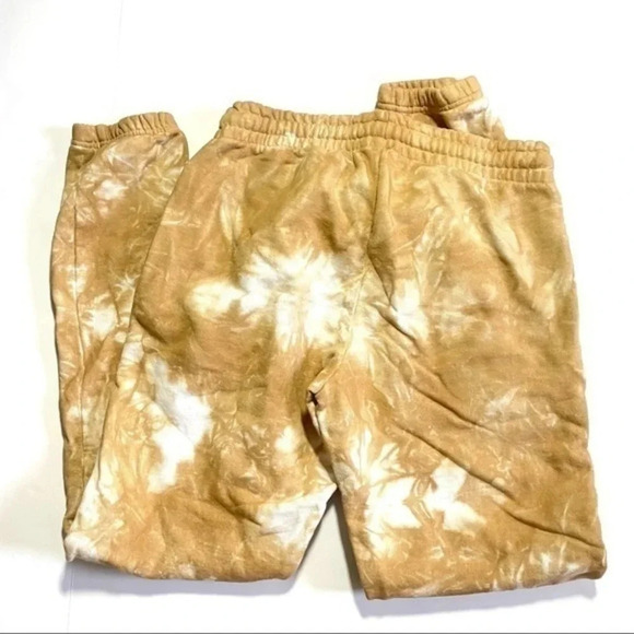 Talentless Premium Cotton Sweatpants Beige Custom Tie Dye - Picture 2 of 8